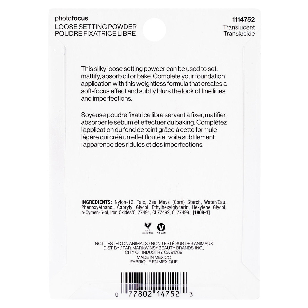 Photo Focus Loose Setting Powder - Translucent