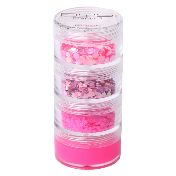 Glitter Stacker Pink