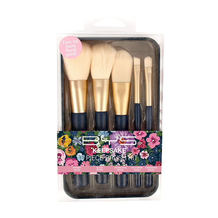 Makeup Brush Keepsake Tin Ditsy Floral