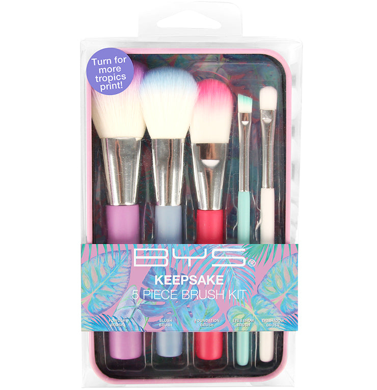 Makeup Brush Keepsake Tin Tropics