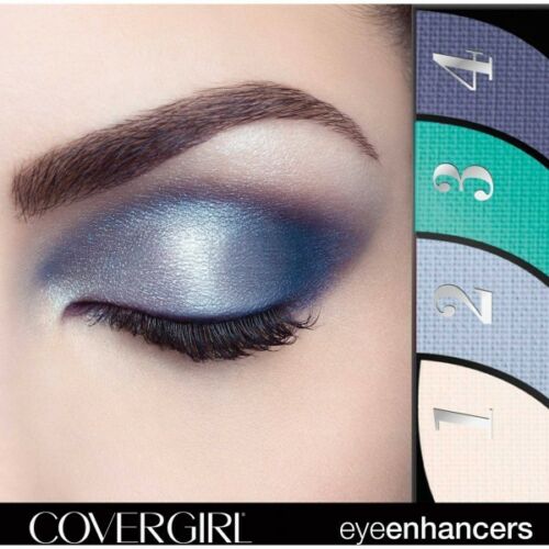 Luminous Colour Eyeshadow Quad #725 Breathtaking Blues